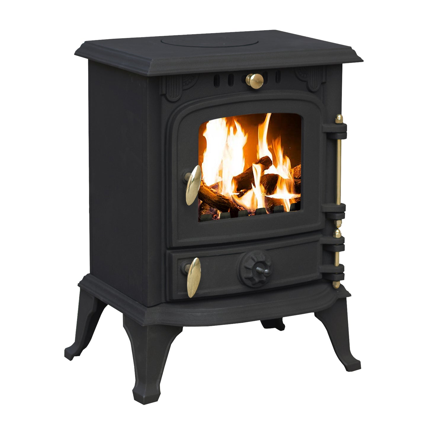 Royal Fire™ 4.5kW Cast Iron Wood and Coal Burning Stove