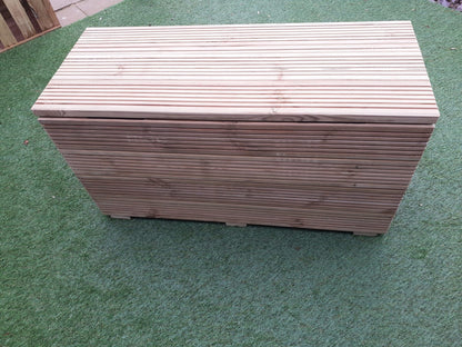 80cm X 40cm Garden Storage Box Decking Wood Treated Indoor Or Outdoors