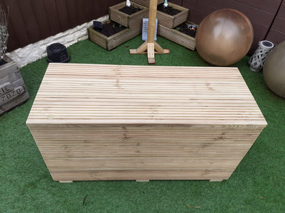 80cm X 40cm Garden Storage Box Decking Wood Treated Indoor Or Outdoors