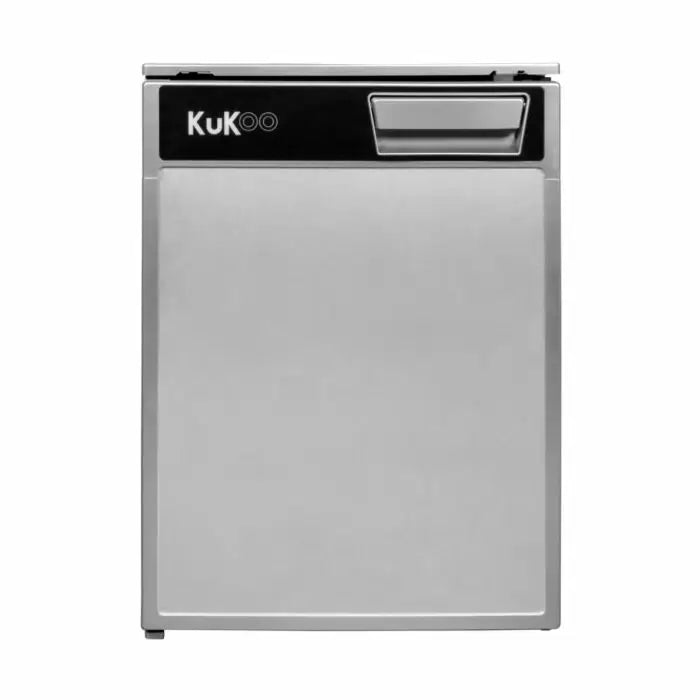 46L Compressor Fridge | Silver & Black