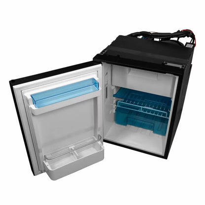 46L Compressor Fridge | Silver & Black