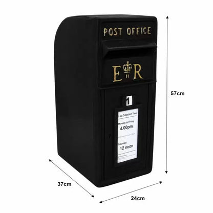 Royal Mail Post Box with Stand | Multiple Colours