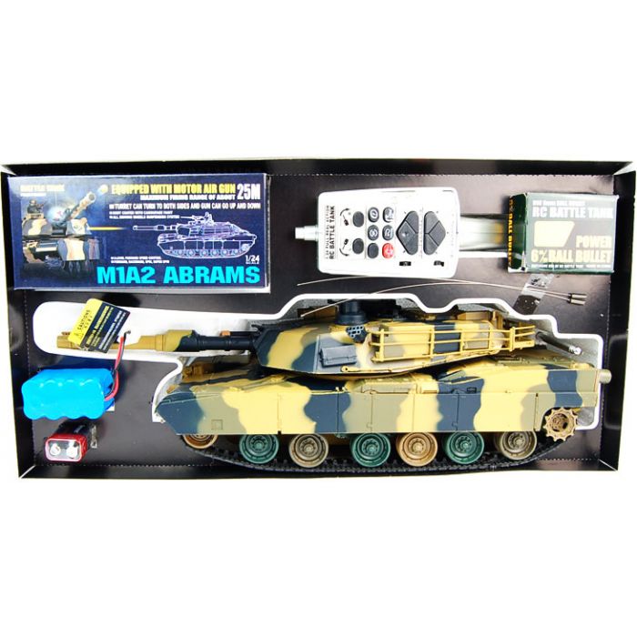 Airsoft BB M1A2 Battle RC Tanks | 1/24