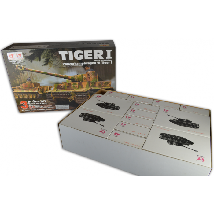 Self Assembly Taigen Tiger 1 RC Tank - Kit Version