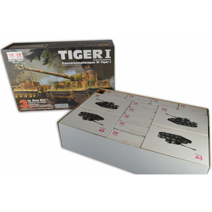 Self Assembly Taigen Tiger 1 RC Tank - Kit Version