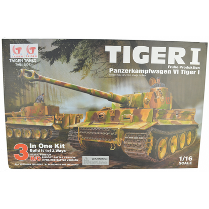 Self Assembly Taigen Tiger 1 RC Tank - Kit Version