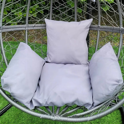 Grey Rattan Egg Chair | Includes Cushions