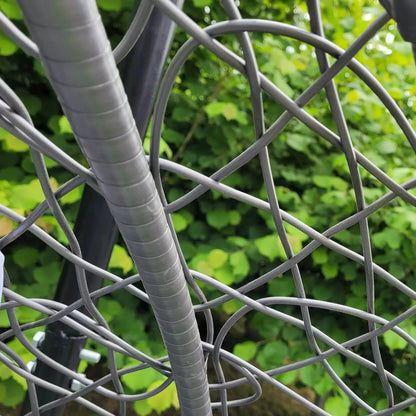 Grey Rattan Egg Chair | Includes Cushions