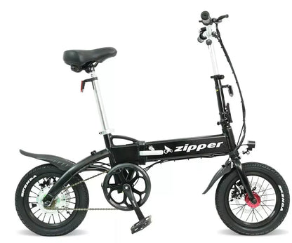 Z1S Folding Electric Bike with Bigger 10AH Battery Matt Black