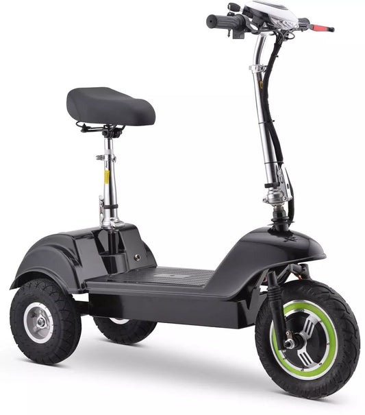 Folding 3 Wheel Electric Mobility Scooter With Seat