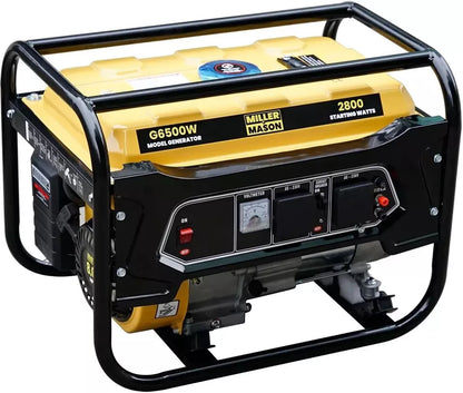 Miller and Mason Electric Start Petrol Generator 3.75kVA 8HP G7000W-E