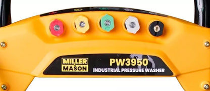 Miller and Mason POWERFUL 272 BAR 3950PSI PETROL PRESSURE WASHER JET WASH PATIO CLEANER 20M HOSE