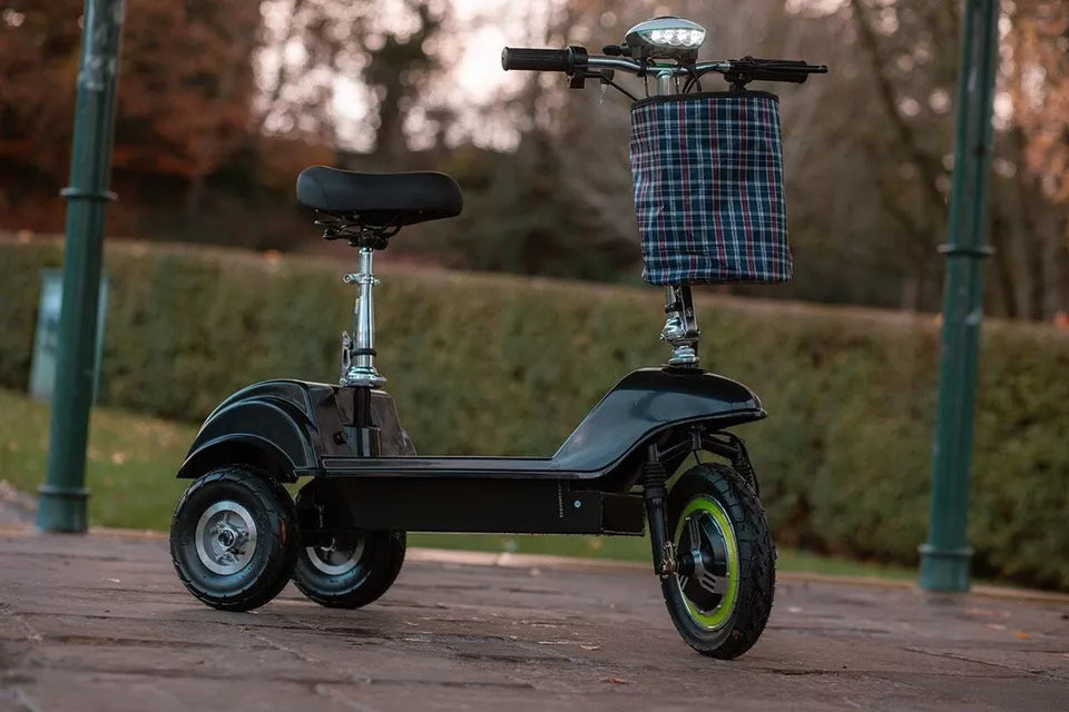 Folding 3 Wheel Electric Mobility Scooter With Seat