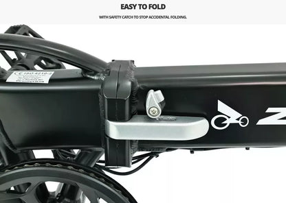 Z1S Folding Electric Bike with Bigger 10AH Battery Matt Black