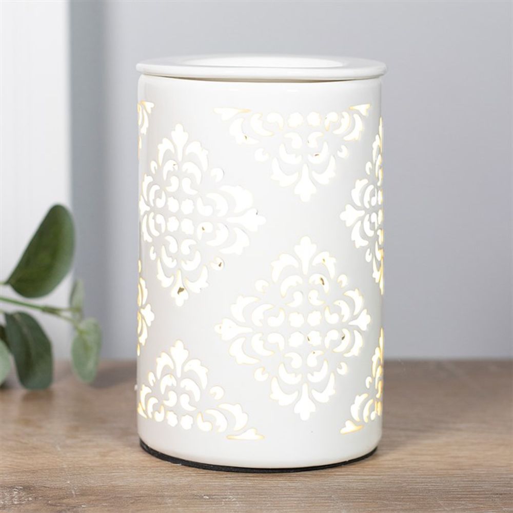 Damask Cut Out Electric Oil Burner