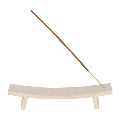 Cream Speckle Incense Ash Catcher